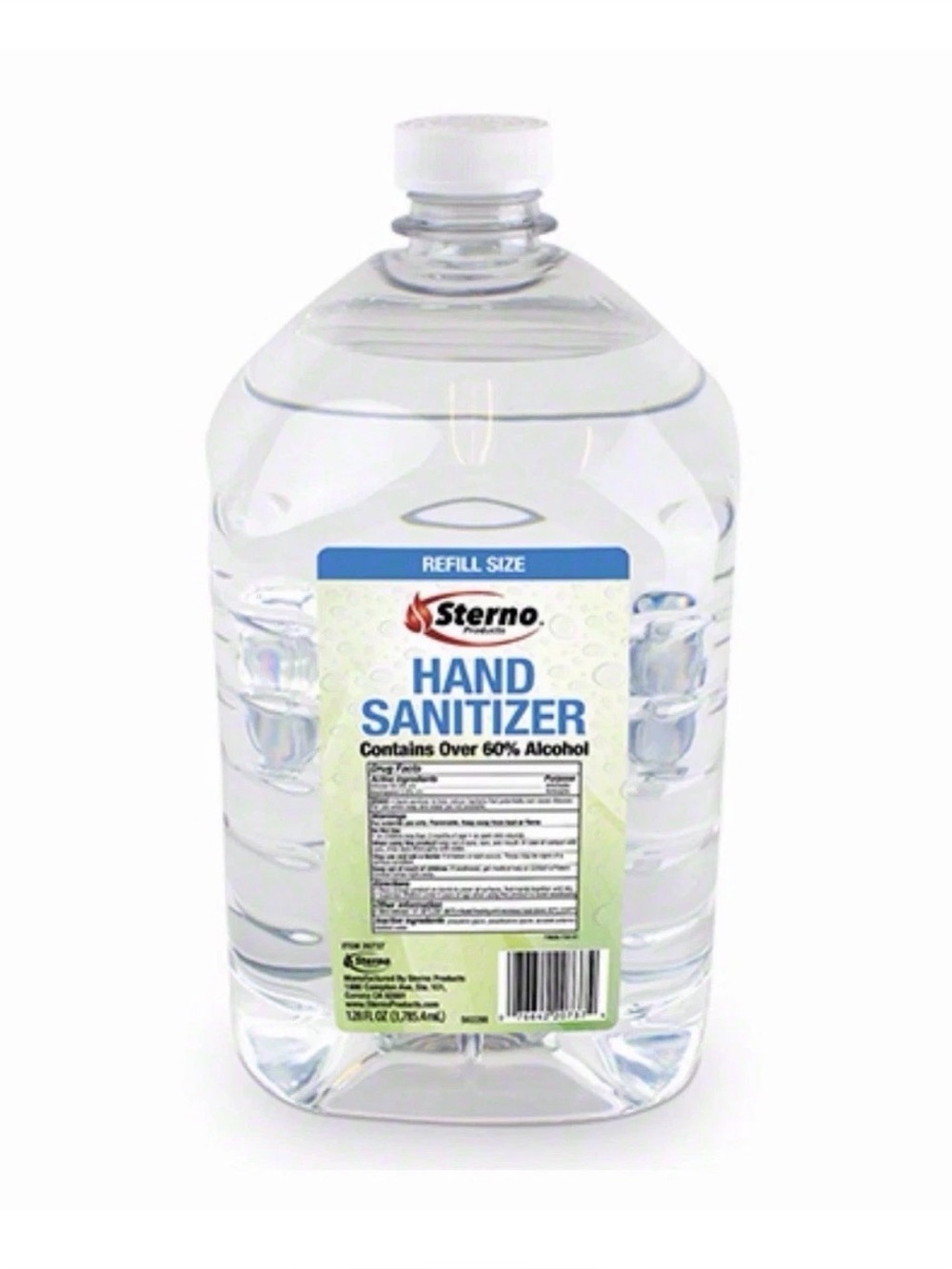 Sterno Hand Sanitizer Refill 1 Gallon Gel Commercial Bulk Dispenser Supply NEW